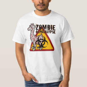 T-shirts Zombi Alpacalypse