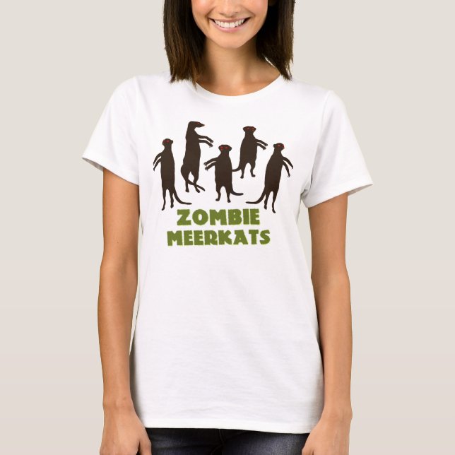 T-shirts Zombi Meerkats! (Frente)
