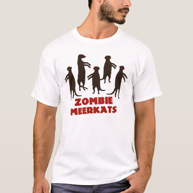 T-shirts Zombi Meerkats! (Frente)