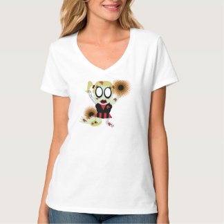 T-shirts Zombi pequeno do cheerleader