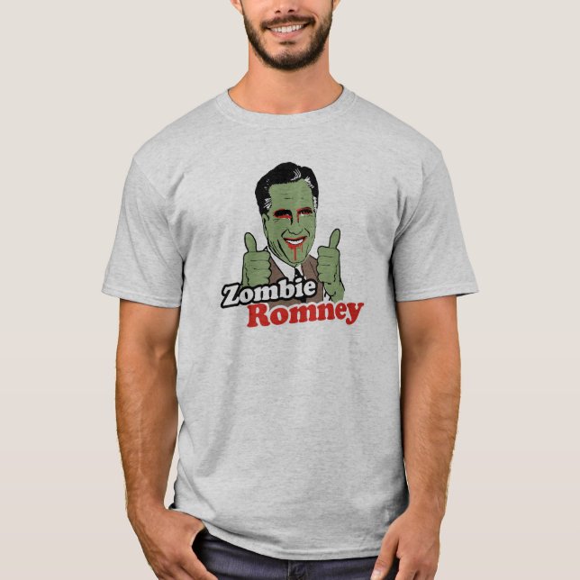 T-shirts Zombi Romney (Frente)