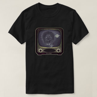 T-shirts Zombie na TV - Dourado