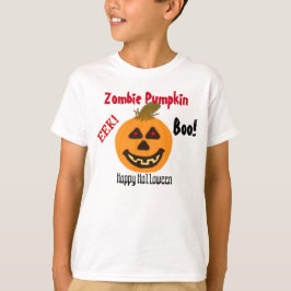 T-shirts Zombie Pumpkin Halloween Boo