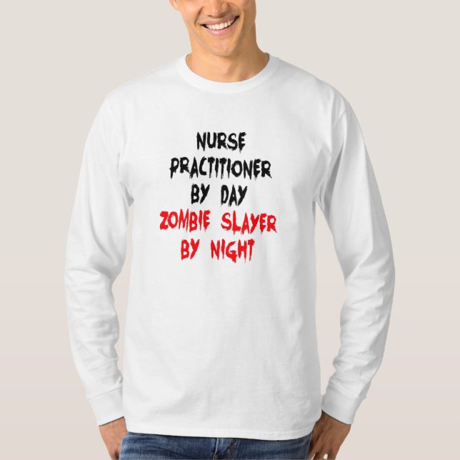 T-shirts Zombie Slayer Nurse (Frente)