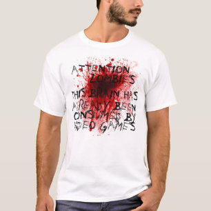 T-shirts Zombis da atenção