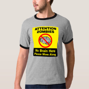 T-shirts Zombis da atenção