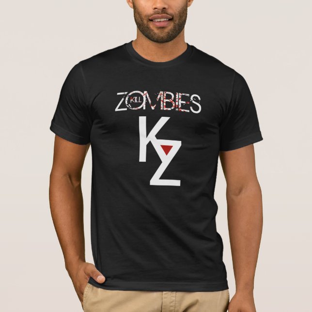 T-shirts Zombis do matar do KZ | (Frente)