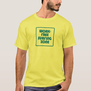 T-shirts Zona de Surfe Livre de Trabalho