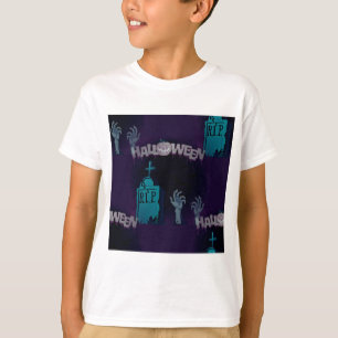 T-shirts zumbi de halloween