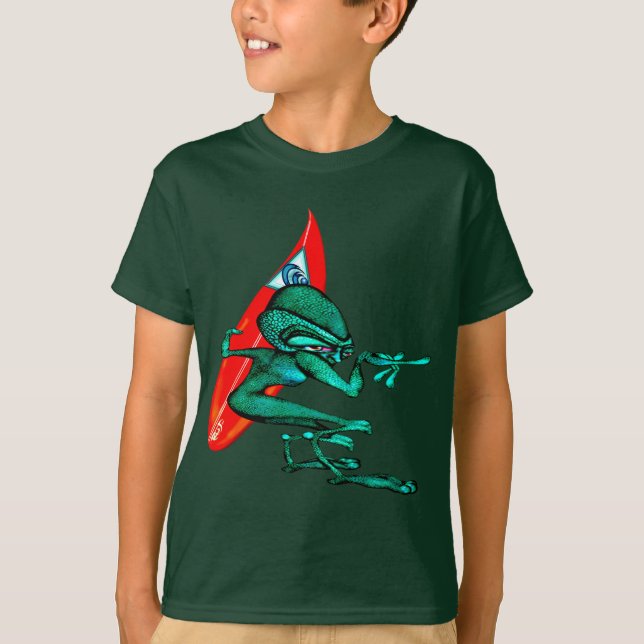 T-shirts Zyr de alinha surfistas da estrela (Frente)