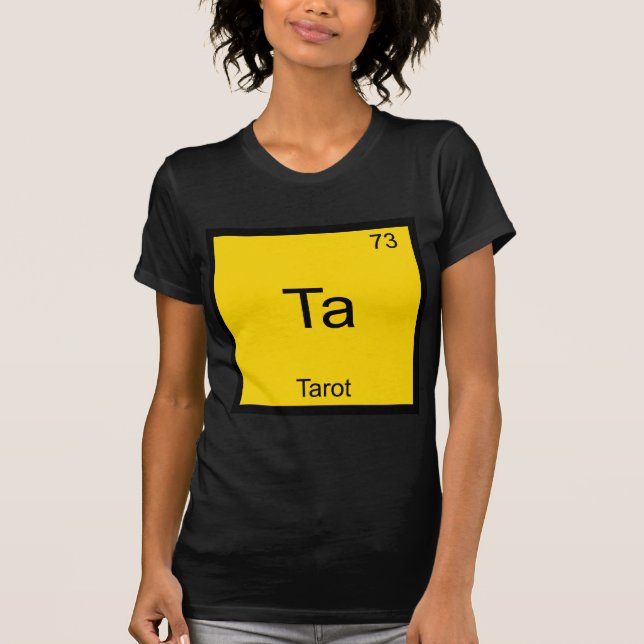 Ta - Camisa engraçada do símbolo do elemento de qu (Frente)