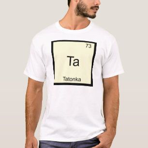 Ta - Tatonka Camiseta com Símbolo de Elemento de Q