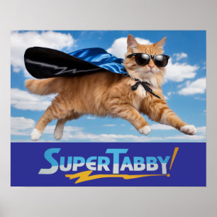 Tabby Super Herói Poster