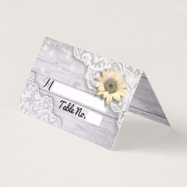 Tabela Caseira Número Escort Lace Girassol Madeira (Frente)