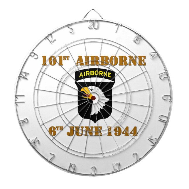 Tabla Dardos 101st Airborne D-Day Normandy (Frente)