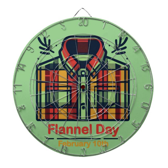 Tabla Dardos 10 de fevereiro - Dia do Flanel (Frente)