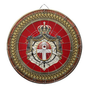 Tabla Dardos [200] Ordem de Malta - brasão de SMOM