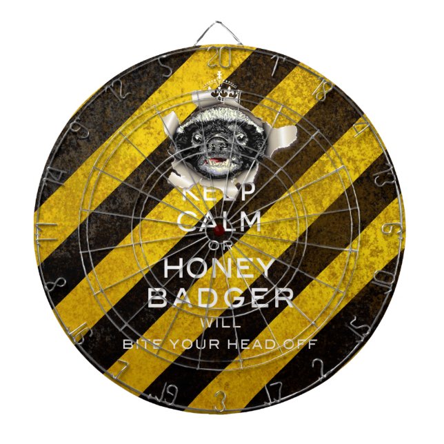 Tabla Dardos [24.1] Manter Calma ou Mel Badger... (Frente)