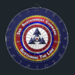 Tabla Dardos 3º Comando de Sustentação<br><div class="desc">Mostre seu orgulho pelo 3º Comando de Sustentação (Expeditionary)! Um presente muito único para qualquer pessoa que procura aquele de um tipo de presente especial. Este belo e monótono Conselho Dart faz um presente maravilhoso para qualquer um que esteja servindo ou tenha servido no 3º Comando de Sustentação (Expeditionary). O...</div>