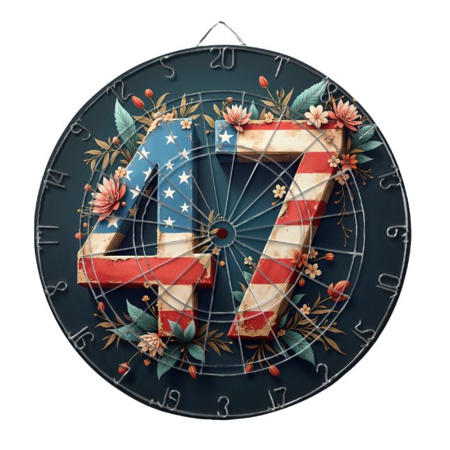 Tabla Dardos 47 Donald Trump (Frente)