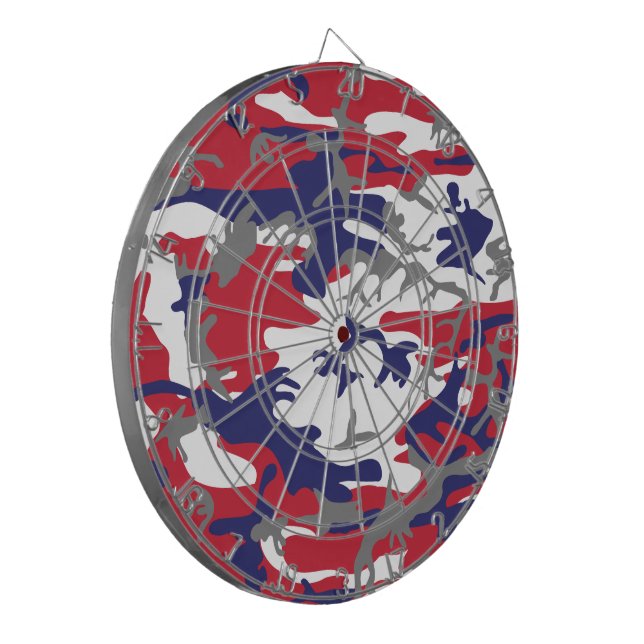 Tabla Dardos 4 de Julho, Dia da Independência, Cinza Camuflagem (Frente Esquerda)