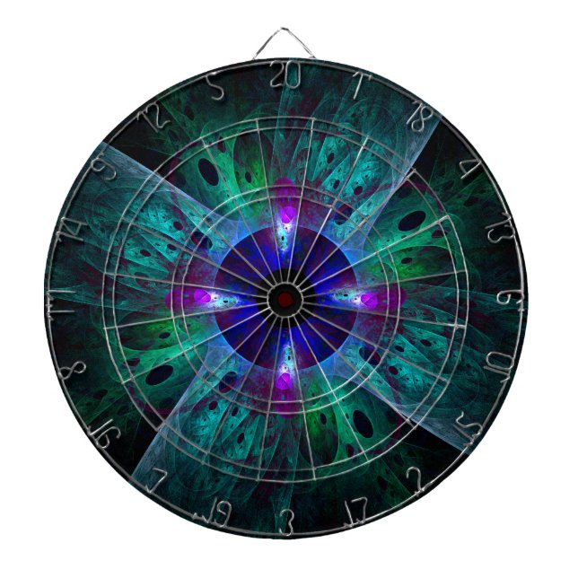 Tabla Dardos A Abstrato de Olhos (Frente)