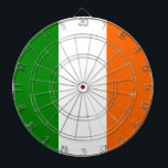 Tabla Dardos A bandeira de Ireland<br><div class="desc">A bandeira de Ireland é feita de linhas verdes,  brancas e alaranjadas. É um grande presente para aqueles que amam Ireland ou têm uma herança irlandesa. Este design está igualmente disponível em muitos outros produtos para que você escolha de.</div>