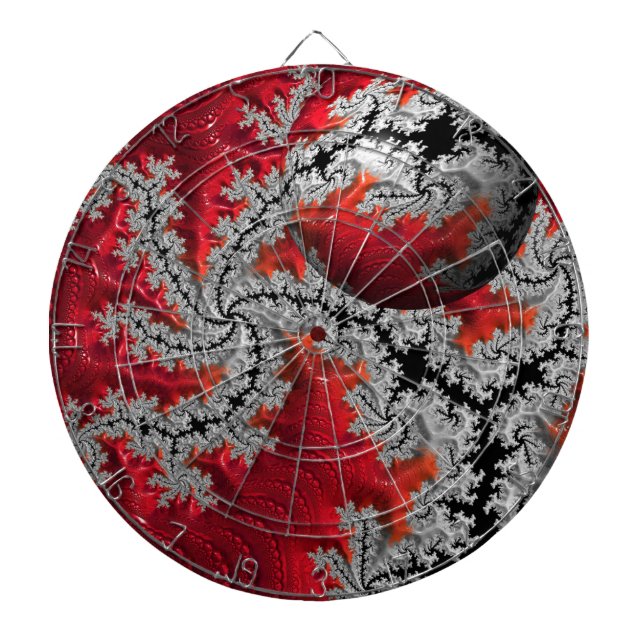 Tabla Dardos A Beleza do Quadro Dartboard de Mandelbrots (Frente)
