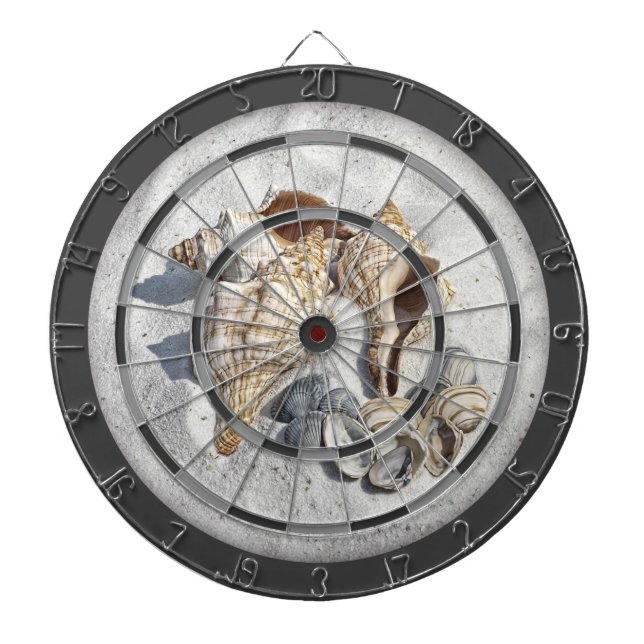 Tabla Dardos A Collection of Seashells on Sand (Frente)