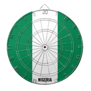 Tabla Dardos "A Nigéria Ataca!" Conselho Dart Patriótico