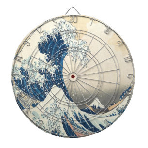Tabla Dardos A onda do Excelente de Kanagawa Ukiyo-e Japonês