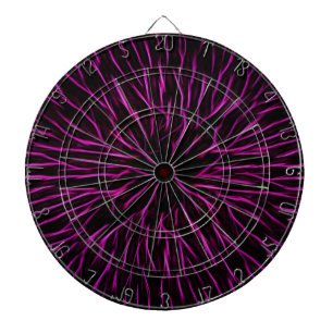 Tabla Dardos Abstrato de Firecracker rosa-quente brilhante