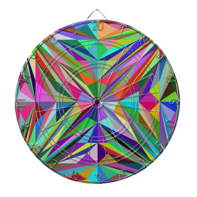 Tabla Dardos Abstrato Mandala (Frente)