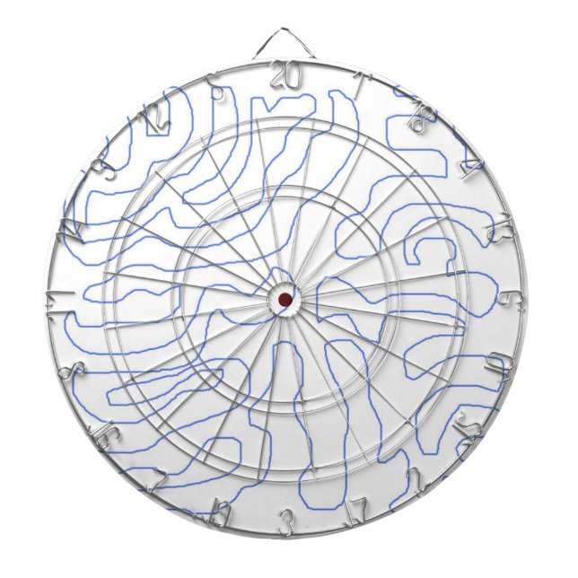 Tabla Dardos abstrato moderna (Frente)