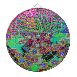 Tabla Dardos Abstrato psicodélico Groovy Roxo Sedum