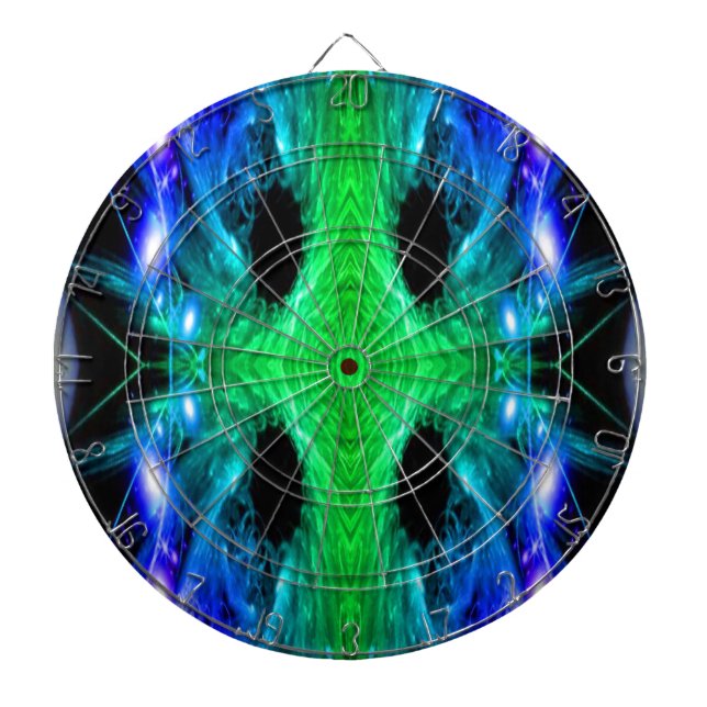 Tabla Dardos Abstrato Snowflake (Frente)