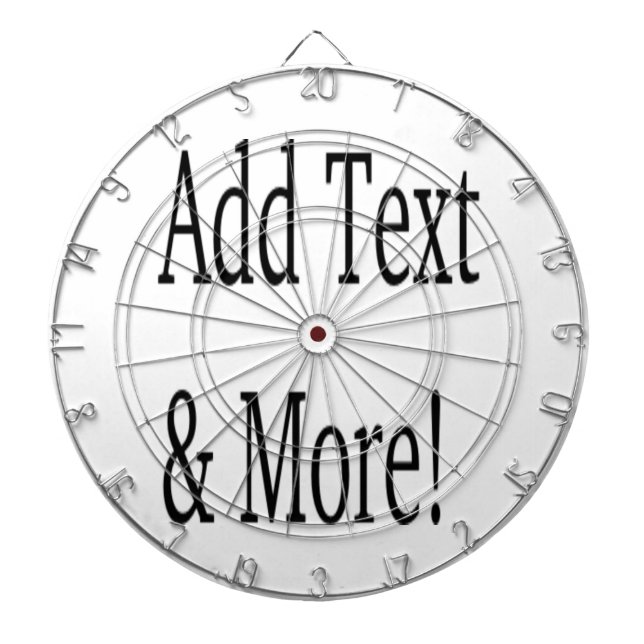 Tabla Dardos Adicionar texto e mais! Personalizar seu próprio p (Frente)