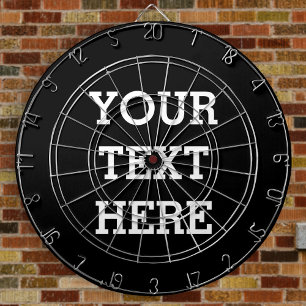 Tabla Dardos Adicione seu próprio texto personalizado aqui pret
