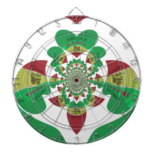 Tabla Dardos Adoro Etiópia Caleidoscópio - Arte Massagista