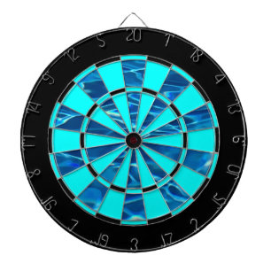 Tabla Dardos Água Azul Escura e Aqua / Regulamento de Destaque 