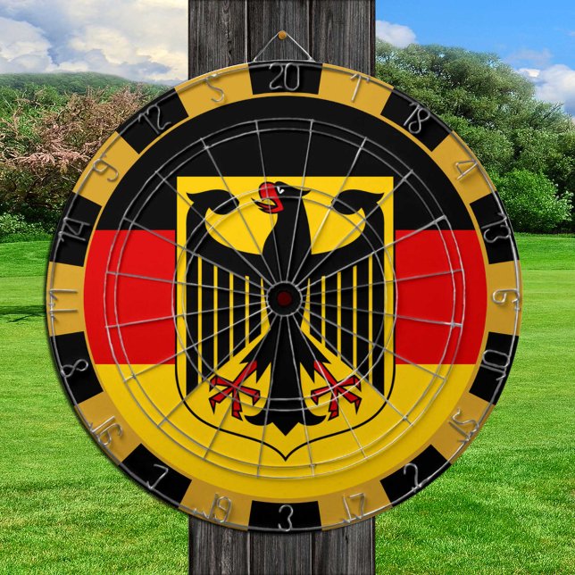Tabla Dardos Alemanha Dartboard & German Flag / conselho de jog (Criador carregado)