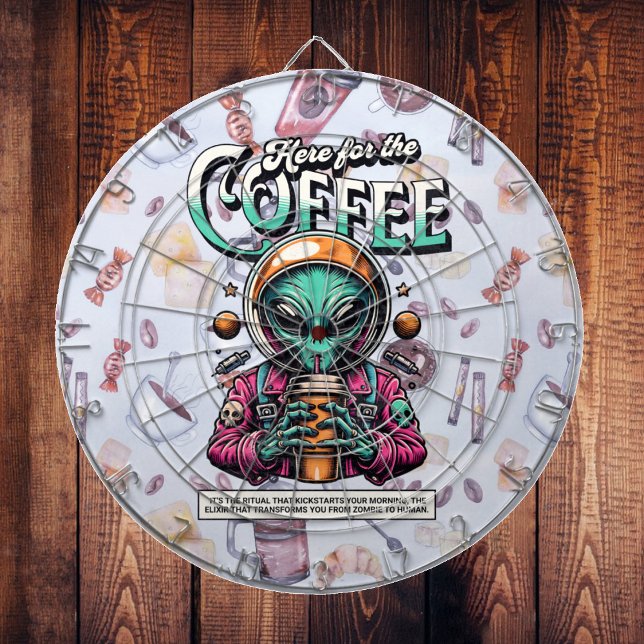 Tabla Dardos Alienígena aqui pelo café (Criador carregado)