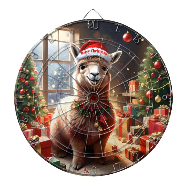 Tabla Dardos "Alpaca apresenta: Um Conto de Natal" (Frente)