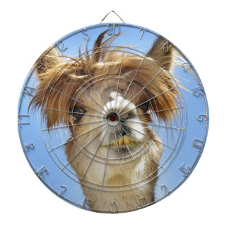 Tabla Dardos Alpaca com cabelo louco
