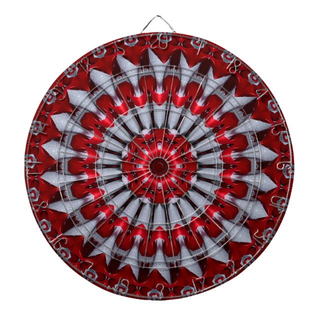 Tabla Dardos Alvo de Dardo Decorativo Vermelho (Frente)