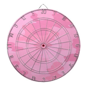 Tabla Dardos Alvo de Dardos Camuflado Rosa