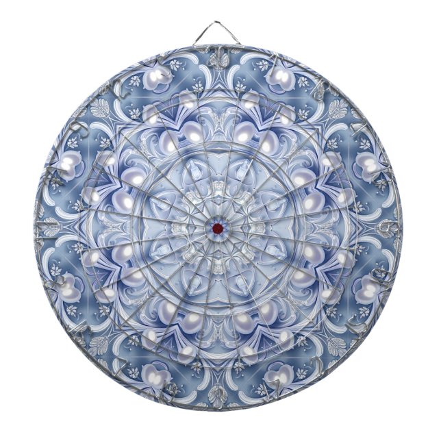 Tabla Dardos Alvo de Dardos Decorativo Azul (Frente)
