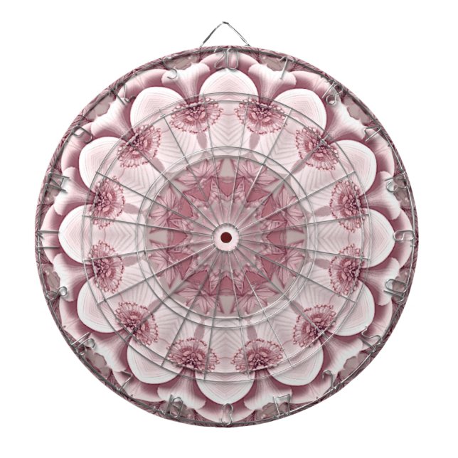 Tabla Dardos Alvo de Dardos Decorativo Rosa (Frente)