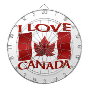 Tabla Dardos Alvo de Dardos do Canadá Eu Amo Canadá Alvo de Dar