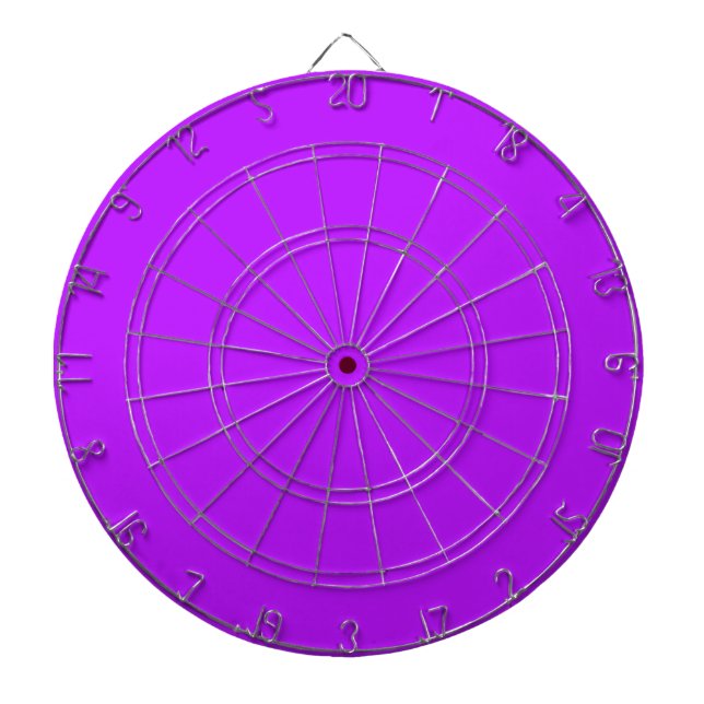 Tabla Dardos Alvo de Dardos Neon Roxo com Dardos (Frente)